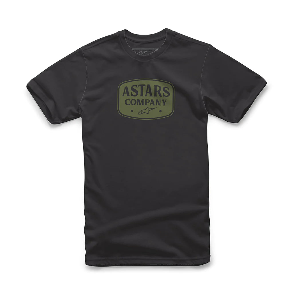 Maglietta Alpinestars Emblematic nera/verde