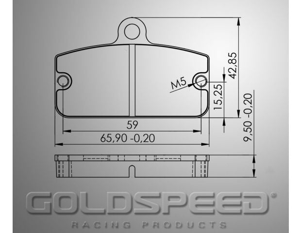 Set di remblok Goldspeed Sodi Type 2015