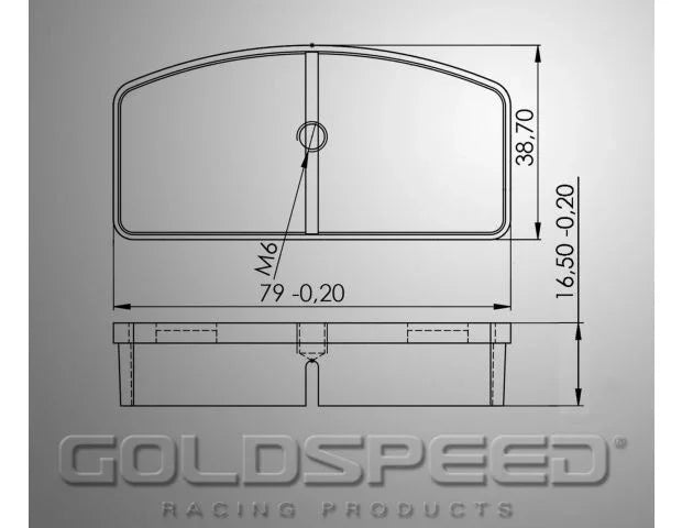 Set di remblok Goldspeed Tipo Kombikart / Landia
