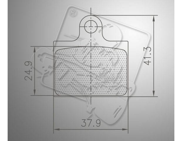 Goldspeed brake pad set Type EKS for