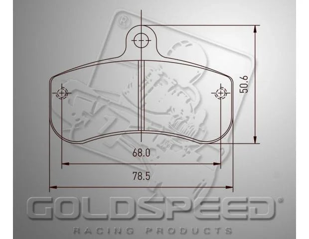 Goldspeed remblok set Haase Runner - KartKings