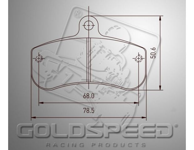 Set pastiglie freno Goldspeed Haase Runner