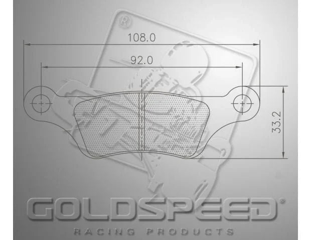 Goldspeed remblok set RM1 KART-MAGURA ELECTRO RIMO KART TYPE