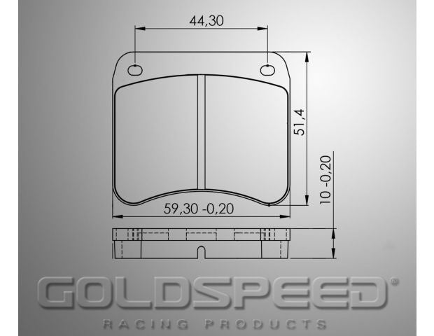 Set di remblok Goldspeed KC-KELGATE TIPO NOLEGGIO (COMPOSTO DI NOLEGGIO)