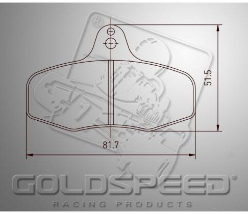 Set pastiglie freno Goldspeed Intrepid Evo 3 posteriori
