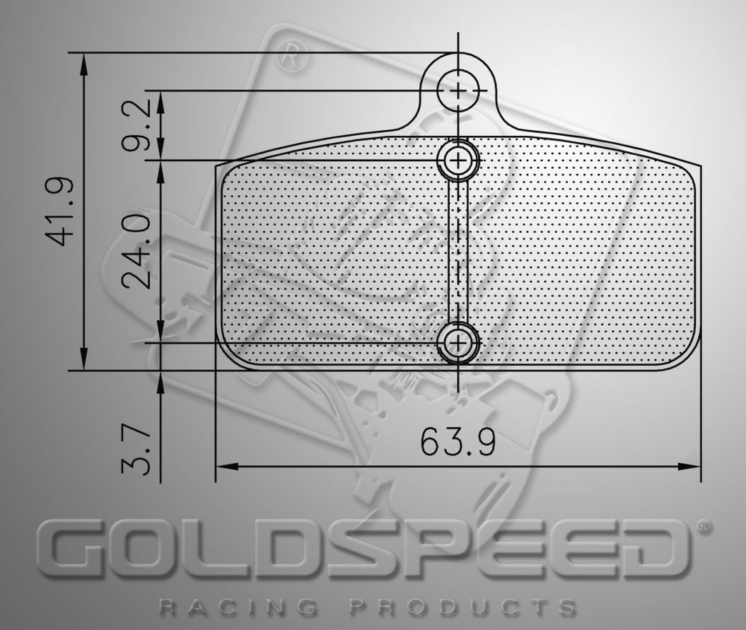 Set di remblok Goldspeed SODI TYPE REAR