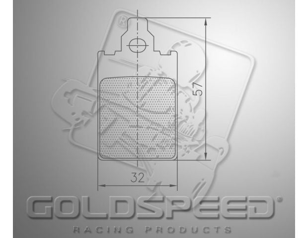 Set di remblok Goldspeed DINO TYPE FRONT