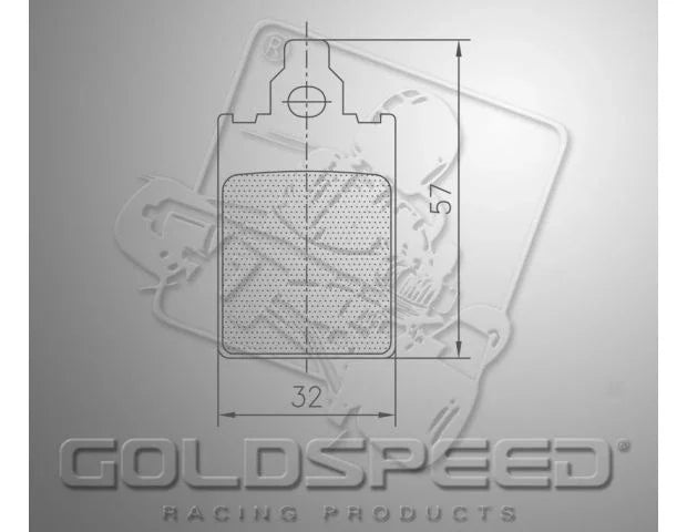 Set di remblok Goldspeed DINO TYPE FRONT
