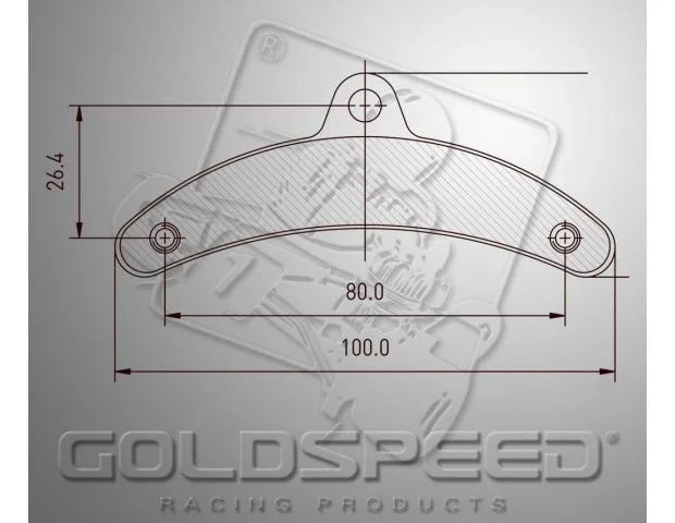 Goldspeed remblok set BIREL type 01 front - KartKings