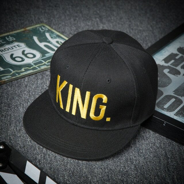 Cappellino snapback KING nero/oro | Cappellino | Oro