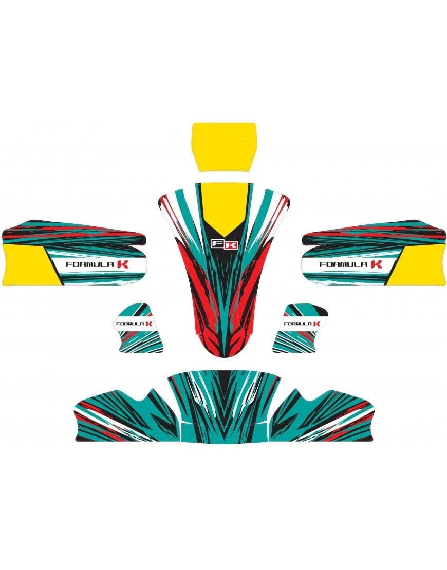 Set di adesivi Formula K KG MK20