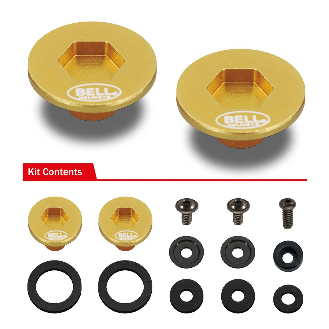 Set di viti Bell KC7 CMR oro