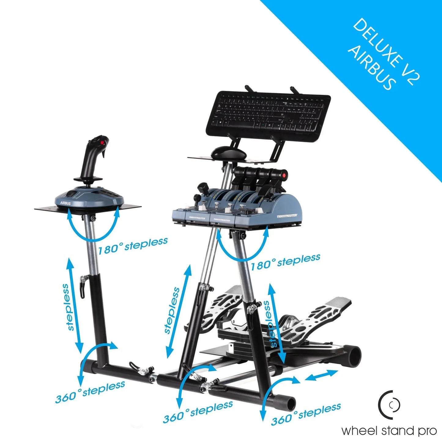 Wheel Stand Pro for TCA Airbus - Deluxe V2 - KartKings