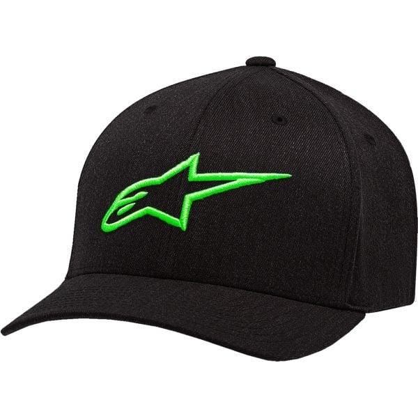 Alpinestars agelless curve pet zwart/groen - KartKings