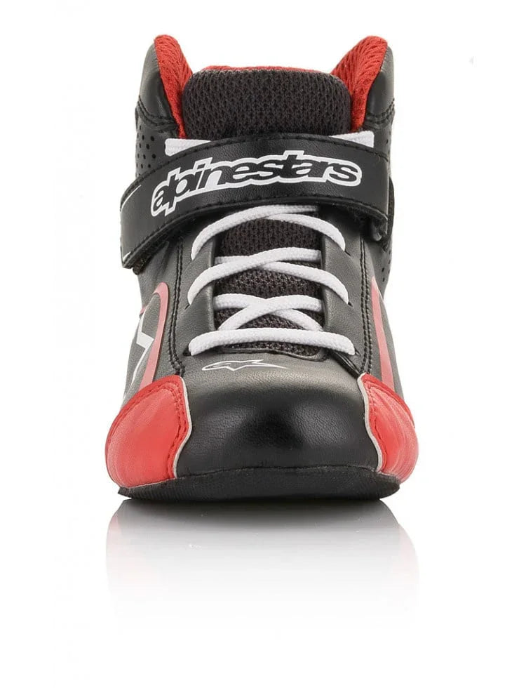 Alpinestars Tech-1 K S kinderschoenen zwart/wit/rood - KartKings