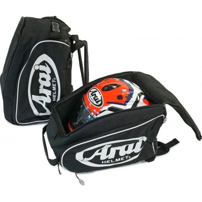 Arai helm rugtas zwart - KartKings