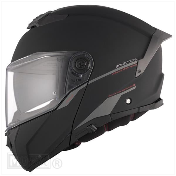 Casco MT Helmets System nero opaco