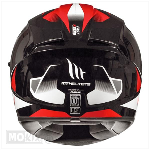 MT Helmets Blade 2 SV Fugue C1 Rosso/Nero