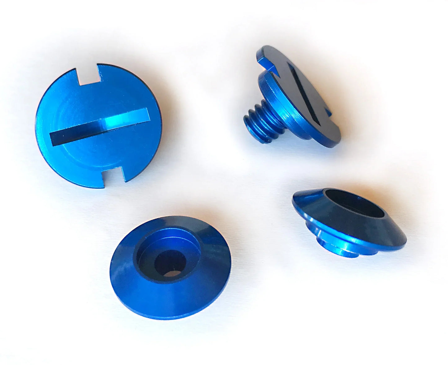 Zamp schroevenset blauw Z-20 shield - KartKings