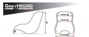 Sedile extra morbido Greyhound R1