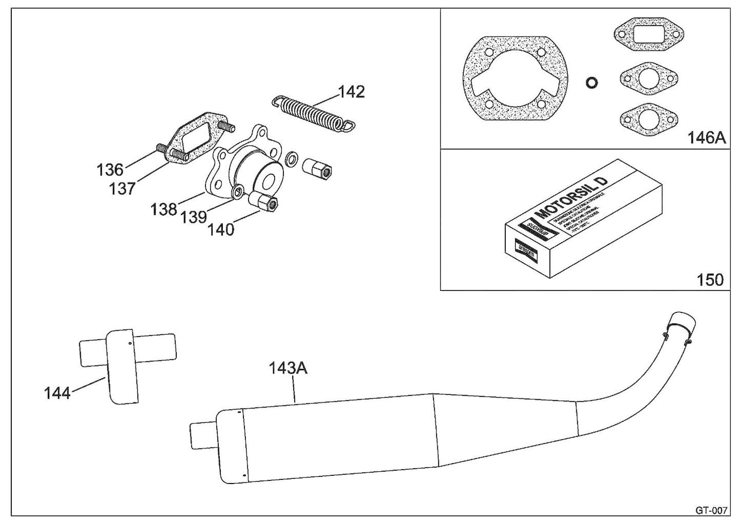 Perno di scarico Iame Swift 60CC M6x34