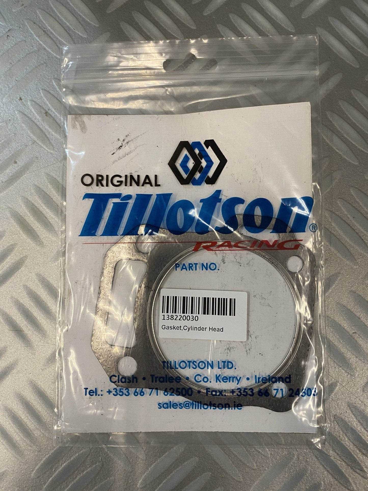 Guarnizione della testata del cilindro Tillotson 225RS