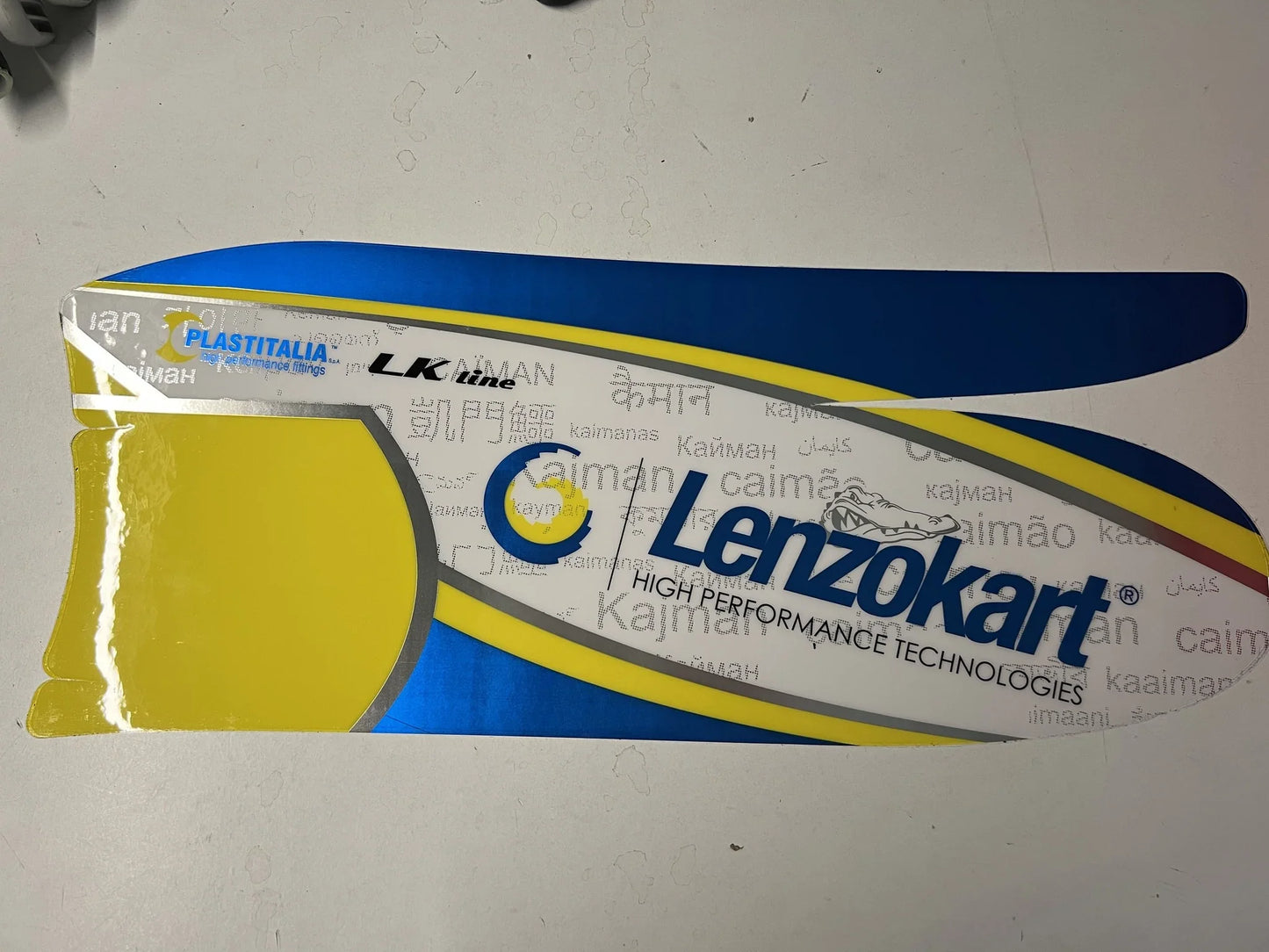 LenzoKart KG 506 zijbak sticker rechts - KartKings