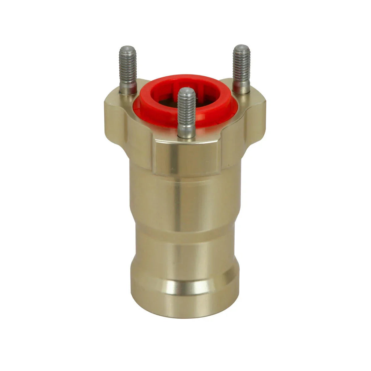 RR aluminium voorwielnaaf 25x95mm goudkleurig - KartKings