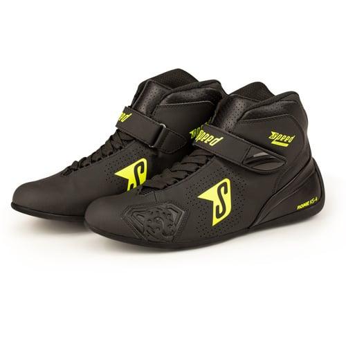 Speed Rome KS-4 zwart/fluor geel - KartKings