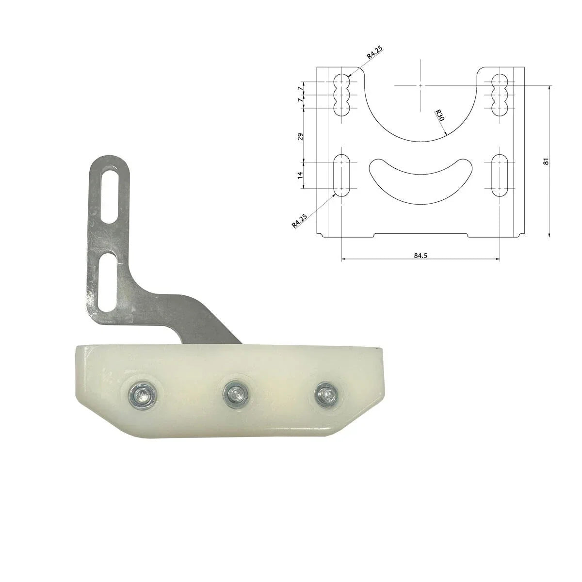 Protezione disco freno RR - Tipo Mini 4 fori