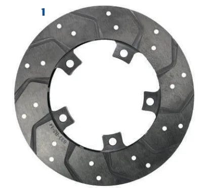 LenzoKart remschijf LKF14 remsysteem 180x17 mm - KartKings