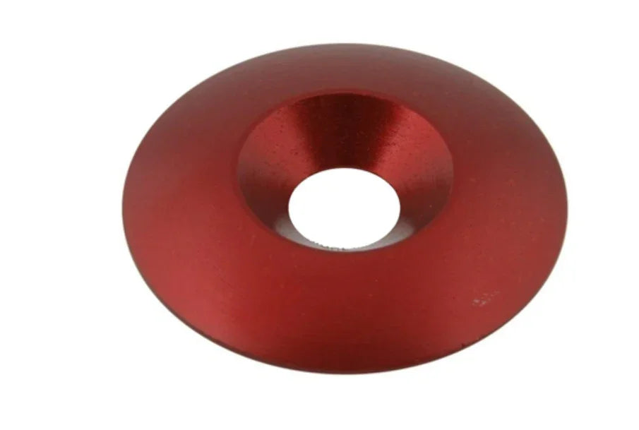 Aluminium verzonken ring m8 x 34 mm rood - KartKings