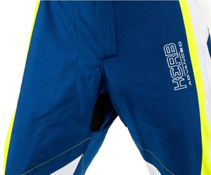 Sparco kerb advanced overall blauw / geel
