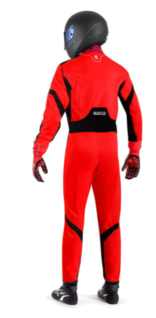Sparco thunder advanced overall rood / zwart