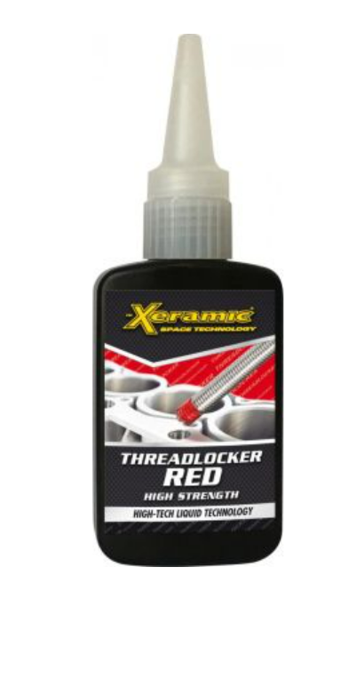 Xeramic Threadlocker rood 50ml high strength