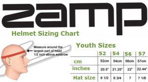 Zamp RZ-48 Youth bambini blu carbonio