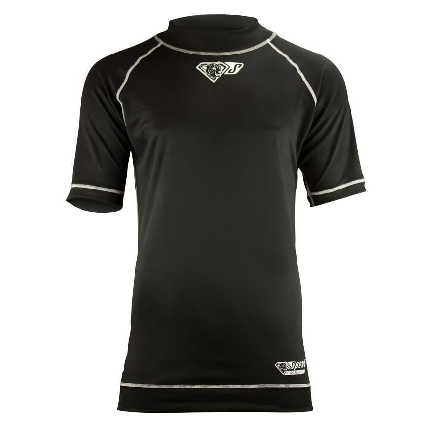 Canottiera Speed maniche corte nera Cardiff