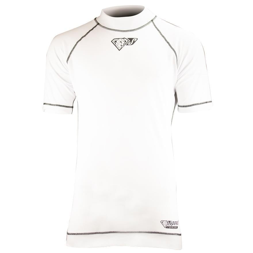 Canottiera Speed maniche corte bianca Cardiff