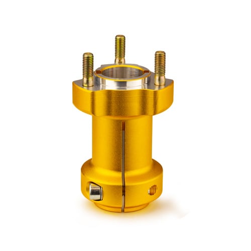 Mozzo ruota in alluminio HQ 30 x 95MM color oro