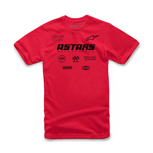 Maglietta Alpinestars Multi Race Tee 63 rossa/nera