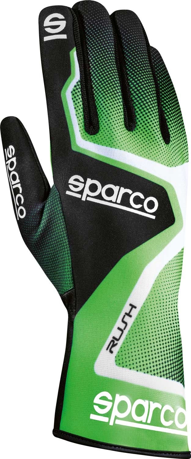 Sparco Rush kart handschoenen Groen / wit