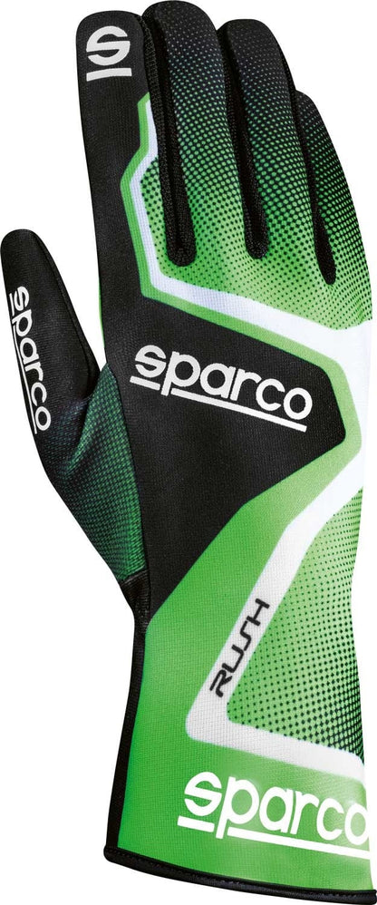 Sparco Rush kart handschoenen Groen / wit