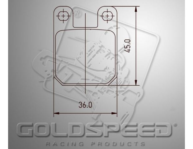 Set di freni Goldspeed tipo Brembo anteriore
