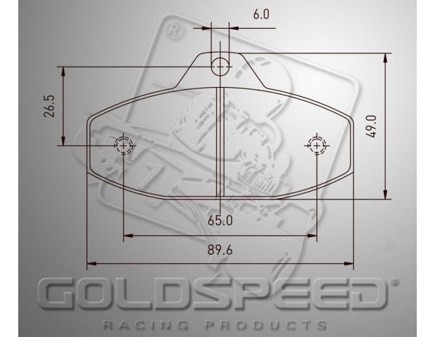 Set di remblok Goldspeed SKM-EVO-2 TYPE