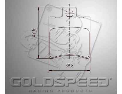 Set di freni Goldspeed ENERGY CORSE-KELGATE TYPE ANTERIORE