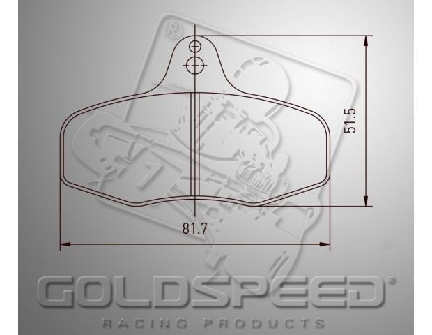Set di remblok Goldspeed INTREPID EVO 3 TIPO POSTERIORE