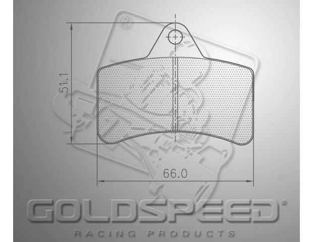 Goldspeed remblok set TOP KART TIPO POSTERIORE