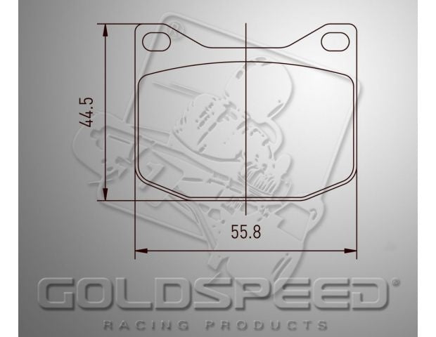 Set remblok Goldspeed K-KART-MARANELLO-MS TIPO POSTERIORE