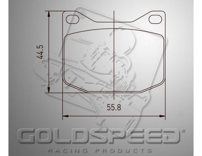 Set remblok Goldspeed K-KART-MARANELLO-MS TIPO POSTERIORE