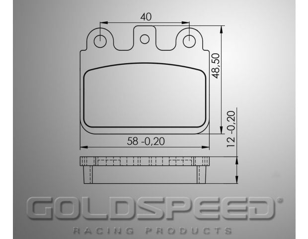 Set di rinforzi Goldspeed CRG VEN 05-AMW-GILLARD TYPE REAR -14196
